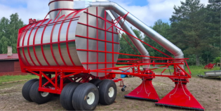Cylindrical vacuum harvester EVK-30